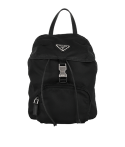Small Backpack, Nylon, Black, 31, E, 3*
